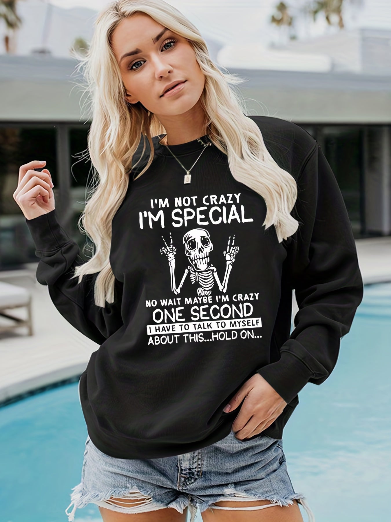 This Halloween, make a statement with Spooky Skull Graphic Sports Sweatshirts. Featuring an eerie skull Graphic design on high-quality sweatshirts, this collection is ideal for stylishly celebrating the season. Enjoy the perfect mix of comfort and style.