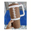 Touchdown Tumbler: 40oz Double-Wall Vacuum Flask for Sports Enthusiasts On-the-Go