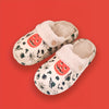 Festive Comfort: Warm Christmas Pattern Slippers – Cozy Slip-On Plush-Lined Shoes for Indoor Bliss