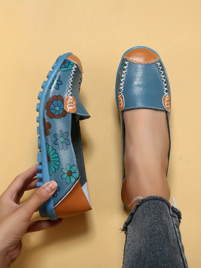 Feminine Floral Flats: Stylish, Lightweight, and Comfortable Women's Casual Shoes are perfect for your everyday needs and activities. Featuring an ultra-lightweight design and comfortable cushioning, these shoes will ensure you stay comfortable all day long