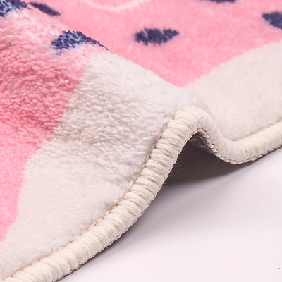 Cartoon Leopard Bath Rug: Soft, Non-Slip Absorbent Bath Mat for Home, Kitchen, Bathroom