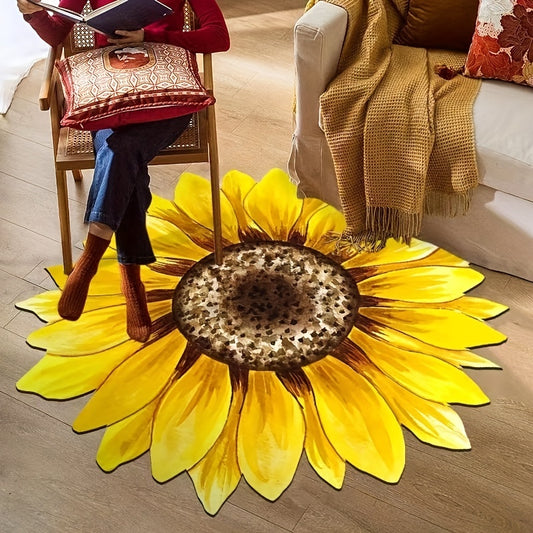 The Irregular Sunflower Carpet is an ideal way to add a touch of luxury to your living space. It is designed from premium materials to provide superior softness and comfort. Perfect for living rooms, bedrooms, cloakrooms, and more, the carpet is sure to bring a stylish look and feel to your home.