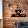 Personalized Coffee Bar Metal Sign: Stylish Wall Art and Decor for Coffee Lovers