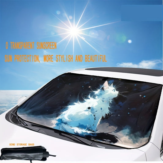 Our New Car Sunshade Umbrella features a retractable windshield heat insulation design that blocks up to 99.5% of UV radiation, cooling your car interior and protecting you from the outdoor elements. Quick and easy installation makes it the perfect summer solution.