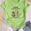 Casual and Trendy: Cartoon Dog Print Crew Neck T-Shirt for Fashionable Summer Looks