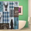 Wild Country Bear and Deer Shower Curtain: Enhance Your Bathroom Decor with Style and Functionality