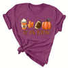 Chic and Trendy Graphic Letter Print T-Shirt for Women - Perfect for Spring/Summer Casual Style!