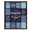 Live Laugh Love & Letter Print Soft and Cozy Flannel Blanket - Perfect for Home, Picnics, and Travel