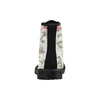 Pink Romance Boots, Watercolor Floral Martin Boots for Women