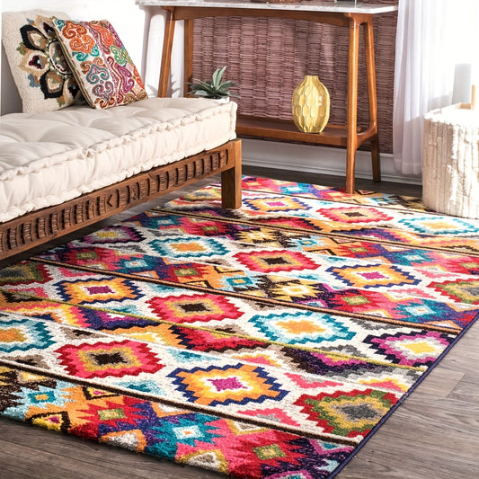The Vintage Boho Persian Kitchen Mat is an absorbent, anti-slip carpet runner perfect for hallways, balconies, and laundry rooms. Its washable, durable construction resists wear and tear for lasting use, and its stylish pattern adds an elegant touch to any décor. Stay comfortable and safe with this functional doormat.