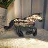 Whimsical Wooden Art Pommel Horse Statues: Unique Home and Office Decor for Men, Kids, and Animal Lovers