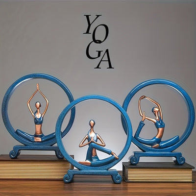 This Meditation Yoga Pose Statue is the perfect addition to any home decor, bringing a sense of inner peace and tranquility. Crafted from high-quality resin, this figure showcases a beautiful and serene yoga pose, promoting a calming and meditative atmosphere in any space.