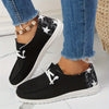 Women's Color Star Pattern Canvas Sneakers, Comfortable and Stylish Low Top Shoes