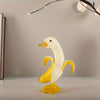 Creative Cute Banana Ornaments: Funny Duck Friends for the Perfect Birthday Gift, Healing Sand Sculpture Desktop Decoration for Christmas, Home, Party, Thanksgiving