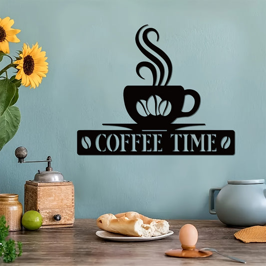 Personalized Coffee Bar Metal Sign: Stylish Wall Art and Decor for Coffee Lovers