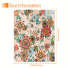 Mandala Dreams: Bohemian Style Flannel Blanket for Ultimate Comfort and Style in Any Setting