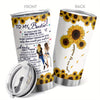 20Oz Sunflower & 'You Are My Sunshine' Tumbler, Sister Insulated Cup Stainless Steel Vacuum Tumbler With Lid, Friendship Tumbler