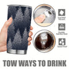 Festive and Fun: 20oz Christmas Stainless Steel Tumbler - A Perfect, Insulated Travel Mug Gift for Loved Ones!