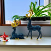 Auspicious Deer Ornaments: Resin Crafts Elk Set for Festive Home Decoration and Gifting