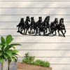 Rustic Metal Horse Wall Art: Enhance Your Entryway with Farmhouse Decor and Wildlife Charm - Perfect Horse Lover Gift!