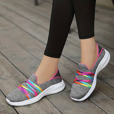 Stylish and Comfortable Women's Lightweight Slip-On Sneakers for Casual Walking