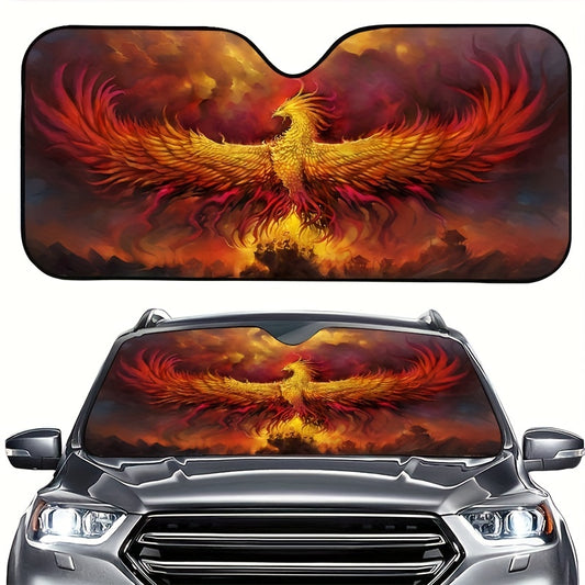 This car windshield sunshade offers ultimate protection for your car, SUV, sedan, van, or RV. It provides 100% protection from UV rays and other sources of heat, making sure your vehicle is kept cool and safe from the elements. A quality product from Phoenix, you can trust it to deliver reliable, durable protection.