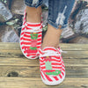 Stylish and Cozy: Women's Fashion Casual Christmas Socks Pattern Sneakers – Lightweight, Non-slip, and Lace-up Sports Outdoor Shoes