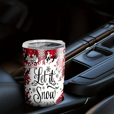 Stay Hydrated in Style with our Festive 20oz Christmas Printed Stainless Steel Water Cup