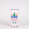 Sparkling Christmas Stainless Steel Skinny Tumbler  – The Perfect Gift for the Holiday Season