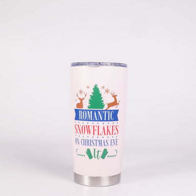 Sparkling Christmas Stainless Steel Skinny Tumbler  – The Perfect Gift for the Holiday Season