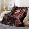 This Spooky Horror Skull Print Blanket is made with 100% polyester fabric for ultra-soft and comfortable warmth. It's ideal for adding a touch of Halloween décor to any space or providing year-round comfort and style.
