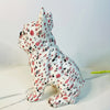 Spotted French Bulldog Sculpture: Exquisite Animal Dog Statues for Home Décor and Centerpieces