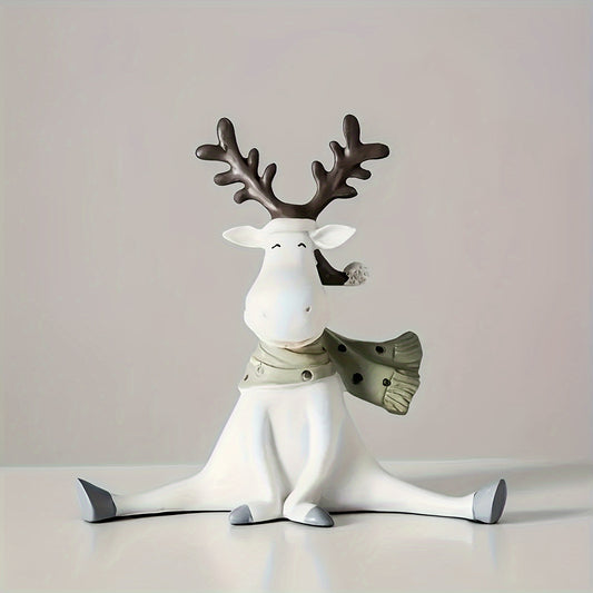 Add a touch of charm to your holiday decor with these adorable hand-painted elk ornaments. These unique pieces are perfect for gifting or adding some festive flair to your home. Made with care, these ornaments will bring joy to your celebrations.