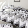 Wave Print Duvet Cover Set: Transform Your Bedroom with Soft, Comfortable Bedding! (1*Duvet Cover + 2*Pillowcases, Without Core)