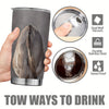 Wildly Chic: 20oz Animal Print Stainless Steel Tumbler - The Perfect Halloween Gift for Loved Ones!