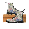 Spring Flowers Boots, Watercolor Art Martin Boots for Women