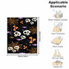 Skull Candy Spiderweb Flannel Blanket: Cozy Halloween Decor & Gift for All Ages