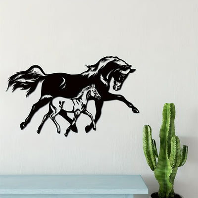 Metal Horse Decor: Rustic Wall Hangings for Farmhouse and Ranch Décor - Perfect Horse Lover Gift