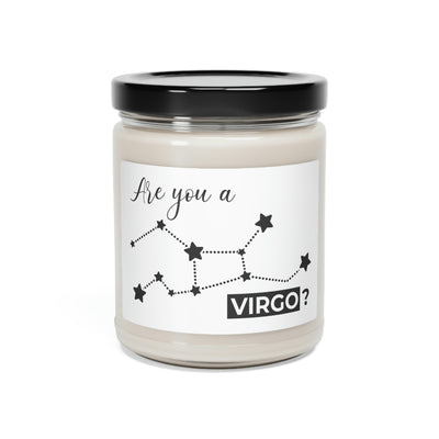 Are You A Virgo, Love Zodiac, Birthday Gift, Zodiac Candle Gift, Soy Candle 9oz CJ37