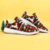 Step into the Holiday Spirit with our Shoes: Christmas Plaid Print Lightweight Comfortable Running Shoes