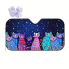 Starry Cat Car Sunshade: A Stylish and Practical Solution for Car Sun Protection