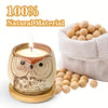 This Combo 6pcs of Owl Candle and Essential Oil Candle Gifts is a unique way to make a thoughtful gift. The candles are made of natural wax and provide a healing, relaxing atmosphere when burned. With its cute owl shape and essential oil aromas, you can bring joy and beauty to your loved ones.