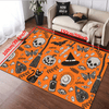 Enchanting Witch and Wizard Halloween Area Rug: Non-Slip, Machine Washable, Waterproof Carpet for Home & Outdoor Décor