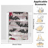 Spooky Cartoon Bat Print Flannel Blanket: Soft and Cozy Throw for All Seasons, Halloween Home Décor and Gift