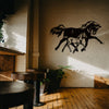 Metal Horse Decor: Rustic Wall Hangings for Farmhouse and Ranch Décor - Perfect Horse Lover Gift