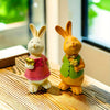 Elevate your home and office decor this winter, Christmas, and New Year with our Adorable Resin Rabbit Statue. Crafted with precision and attention to detail, this rabbit statue is the perfect addition to any space. Its unique design and high-quality resin material make it a must-have for any modern setting.