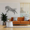 Rustic Elegance: Iron Horse Branch Wall Decoration - Metal Horse Silhouette Craft for Living Room, Bedroom, Study, or Outdoor Spaces