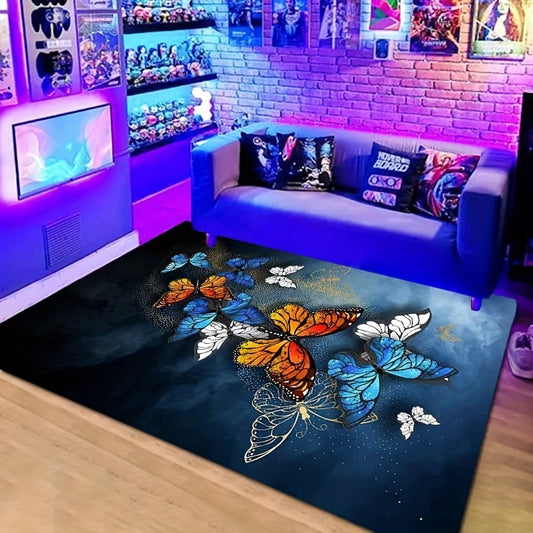 Fashionable Butterfly Print Rug: An Elegant Addition to Your Home Decor