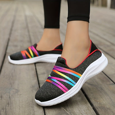 Stylish and Comfortable Women's Lightweight Slip-On Sneakers for Casual Walking