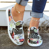 Multicolor Floral Print Women's Canvas Shoes - Lightweight and Casual